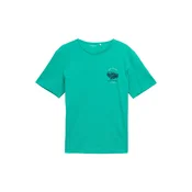 TOM TAILOR Majica marine/turkizna/bela