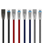 shumee Kabel USAMS Lightning 1,2 m za hitro polnjenje, siv