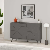 Hanah Home Konzolni sto Dune, 123 x62.4 x35 cm, Antracit