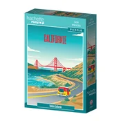 Hachette - Puzzle Počitniške sanje Kalifornija - 500 kosov