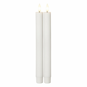 LED svijeće u setu 2 kom (visina 25 cm) Flamme Stripe – Star Trading