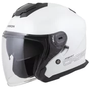 Cassida Jet Tech 2.0 cvrsta otvorena motociklisticka kaciga bijela-crna-siva