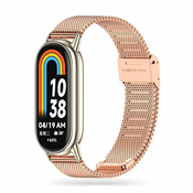 JEREMEN DOOP MILANESE LOOP XIAOMI SMART BAND 8/8 NFC ROSE GOLD