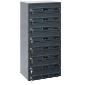 M37/8 modularni nabiralnik raven RAL7016 RAL 7016/Antracit