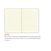 Notebook Medium (A5) Hardcover, Tačke, Bordo