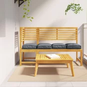 vidaXL Pallet Cushions za sedež 4 kosi Antracit 40x40x8 cm Oxford tkanina