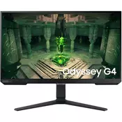 Monitor Samsung 27 Odyssey G4, LS27BG400EUXEN, IPS, gaming, AMD FreeSync Premium 240Hz, 1ms (GTG), 2xHDMI, DP, Pivot, Full HD LS27BG400EUXEN