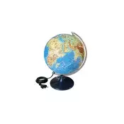 Globus z romunskimi napisi, 25 cm – Duo z notranjo osvetlitvijo
