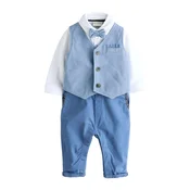 Superdry Komplet kraljevo modra/svetlo modra/bela