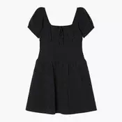 Cropp - Črna mini obleka - črna