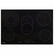 Keramična kuhalna plošča s 5 gorilniki na dotik 90 cm 8500 W