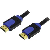 LogiLink HDMI Priključni kabel [1x Muški konektor HDMI - 1x Muški konektor HDMI] 3 m Crna