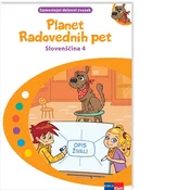 PLANET RADOVEDNIH PET 4, SAMOSTOJNI DELOVNI ZVEZEK ZA SLOVENŠČINO, ROKUS-KLETT (921774)