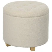 Homestar Shranjevalna klop 45x41 cm Bela