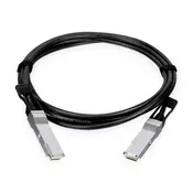 PLANET 100G QSFP28 Direct Attached omrežni kabel Črna, Kovinska 3 m