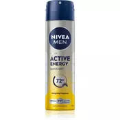 Nivea Men Active Energy antiperspirant v pršilu 48 ur 150 ml