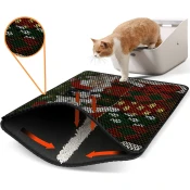 Aberto Design Prostorika za toalet za macke Nrszn0169, 45 x 60 cm, Šarena