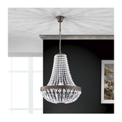 Orion HL 6-1497/3 - Kristalni luster na lancu ARILA 3xE27/60W/230V braon/patina