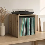 vidaXL Škatla za vinilne albume Artisan hrast 37 x 36,5 x 38 cm