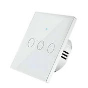 SmartHome Pametni prekidac za svetlo, WiFi, 3 tastera, Beli