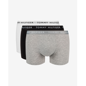 Tommy Hilfiger 3-pack Bokserice 486758 crna bijela siva