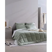 Madame Coco Komplet posteljina sa prekrivacem Bobigny Supersoft, 195x215cm, Zelena