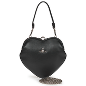 Vivienne Westwood BELLE HEART FRAME PURSE Črna