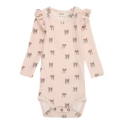 LilAtelier Pajac/bodi NBFGavo brokat/roza