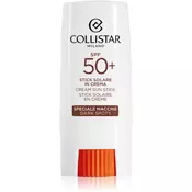 Collistar CORRECTIVE PROTECTION CREAM SUN STICK SPF 50+ krema za sončenje v paličici proti pigmentnim madežem 9 ml
