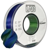 Professional Lab Silk PLA Trojna Barva modra zelena vijolična filament 1.75mm - Professional Lab Sijajni Filament za 3D Tisk (1kg Kolut)