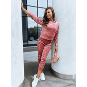 Pink womens velour set SO COMFY Dstreet