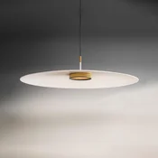 OLEV Overfly plus LED viseča svetilka bela/zlata O 75cm - Dnevna soba/jedilnica - Dizajn - bela, zlata - Kovina