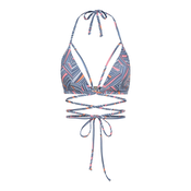 LSCN by LASCANA Bikini zgornji del Lisa  golobje modra / nebeško modra / oranžna