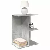 Vidaxl vidaXL Nočna omarica betonsko siva 46,5x29x61 cm