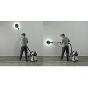 MAJSTER POLSKA 2000W žirafa za brušenje mavčnih sten 225mm z LED trakom in telskopskim ročajem
