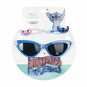 Disney Stitch – Set za devojčice naočare za sunce šnalice i gumice za kosu | Kozmo
