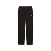 Puma ESS ELEVATED HIGH WAIST STRAIGHT LEG RIB PANTS G, hlače o., črna 691722