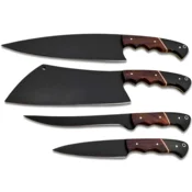 Set kuhinjskih noževa XR-38746 - 4kom/ČRNa/Smeđa KP38746