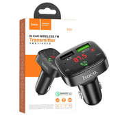 Hoco FM transmiter, punjac za auto, BT v5.0, 2 x USB - E59 Promise
