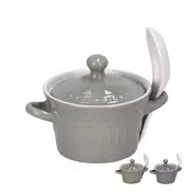 AdTREND Kozica s pokrovom in žličko 180ml/več barv/keramika, (5000198688)