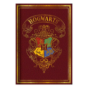 Blue Sky Harry Potter - Casebound A5 Notebook - Red Colorful Crest ( 060198 )