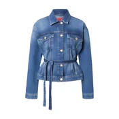 HUGO Prehodna jakna Gizzie moder denim