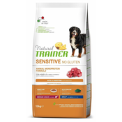 TRAINER Natural Sensitive No gluten Adult M/M briketi za odrasle pse, jagnjetina, 12 kg