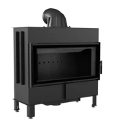 Kratki vgradni kamin LUCY/16/BLACK
