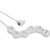 BRENNENSTUHL Brennenstuhl 1155350210 razdelilna letev s stikalom 5-kratni bela vtičnica 1 kos, (20457944)