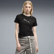 Puma ESS SEQUINS TEE, ženska majica, crna 694576