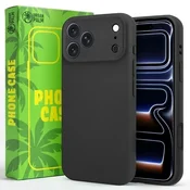 Silikonski ovitek za iPhone 17 Pro Max z MagSafe, temno črn