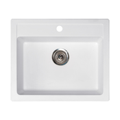 Granitna sudopera XQuadro 60 bela