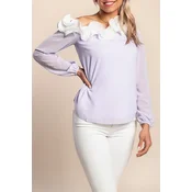 Bluza z dolgimi rokavi, lila