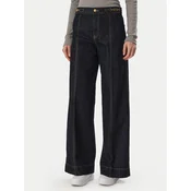 Tommy Hilfiger Jeans hlače Indie WW0WW51408 Mornarsko modra Wide Leg
